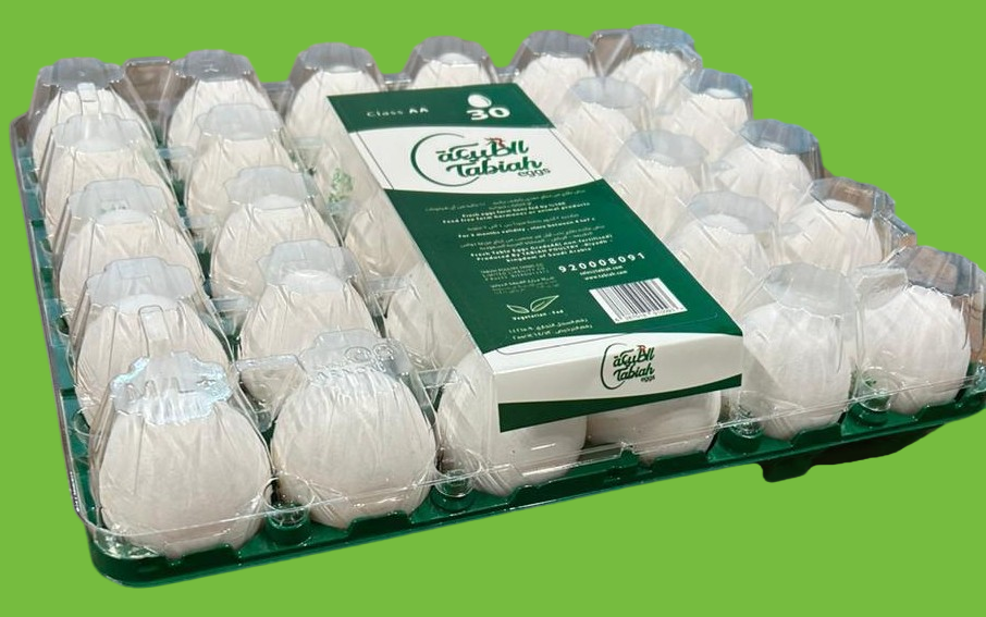 بيض الطبيعة الطازج بلاستيك 30 بيضة